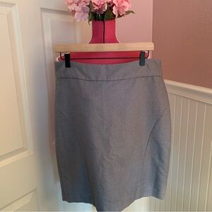 Grey Banana Republic Pencil Skirt, size 12 Petite